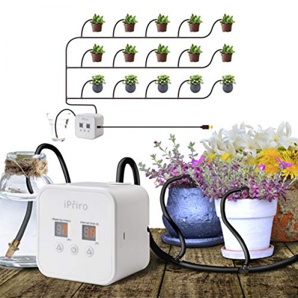 iPřiro Houseplants Automatic Watering System,Automated Watering De...