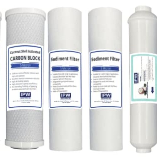 2-Pack Replacement Filter Kit Compatible with Puromax PC4 RO Syste...