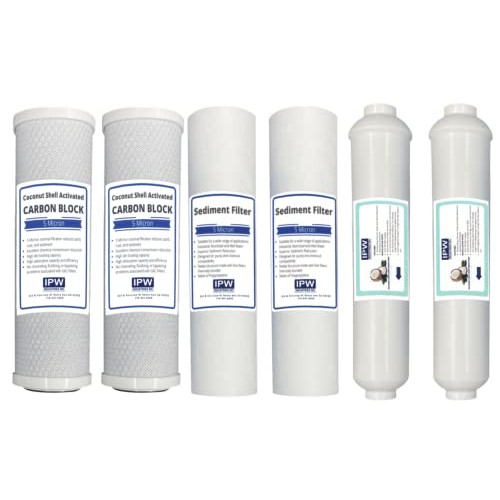 2-Pack Replacement Filter Kit Compatible with Puromax PC4 RO Syste...