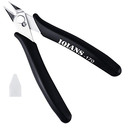 IQIANS 170 Wire Cutters Precision Electronic Flush Cutter Small Mi...