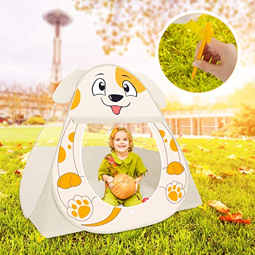 IREENUO Kids Pets Play Tent No Assembly Required Foldable Playhous...