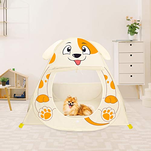 IREENUO Kids Pets Play Tent No Assembly Required Foldable Playhous...