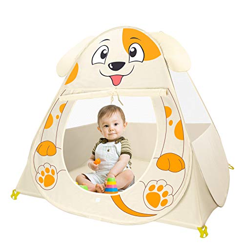 IREENUO Kids Pets Play Tent No Assembly Required Foldable Playhous...