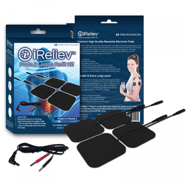 iReliev Pads & Leads 2 x 2 Refill Kit - Pack of 16