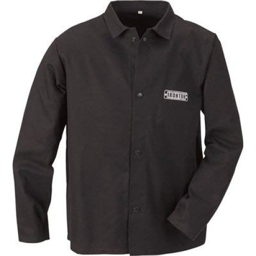 Ironton Flame-Resistant Welding Jacket - Large, Black