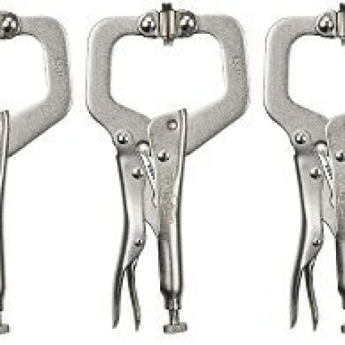 5 Pack Irwin 18 Vise-Grip 6SP 6 Locking C Clamps with Swivel Pads