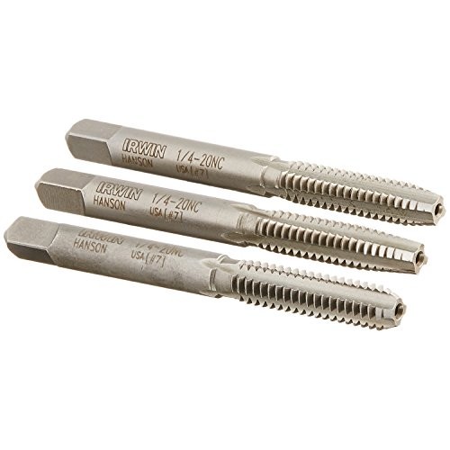 Irwin Tools 2620-3 Piece High Carbon Steel- Tap 1/4 - 20 NC