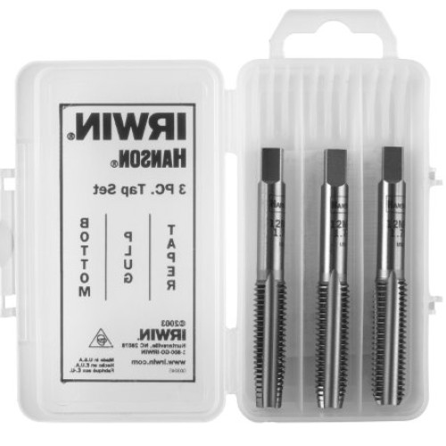 Irwin Tools 2640-3 Piece High Carbon Steel - Tap 7/16- 20 NF