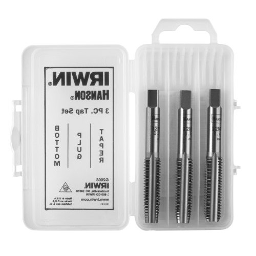 Irwin Tools 2640-3 Piece High Carbon Steel - Tap 7/16- 20 NF