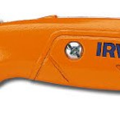 IRWIN Hi-Vis Retractable Utility Knife, 2082300, Orange