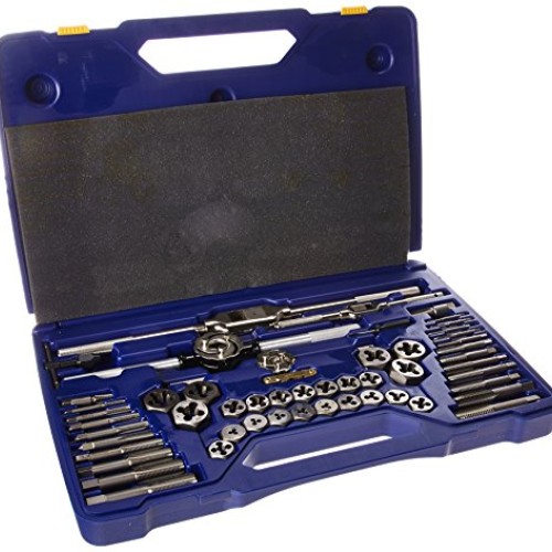 Irwin Industrial Tools 26394 Metric Tap and Hex Die Set, 53-Piece