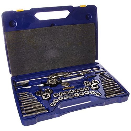 Irwin Industrial Tools 26394 Metric Tap and Hex Die Set, 53-Piece
