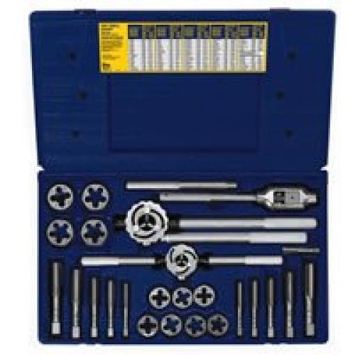Irwin Industrial Tools 97311 Metric Tap and Hex Die Set, 25-Piece