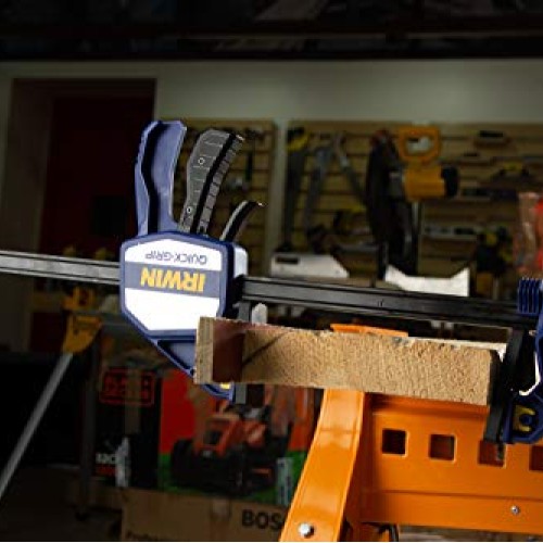 IRWIN QUICK-GRIP Bar Clamp, One-Handed, Heavy-Duty, 18-Inch 1964713