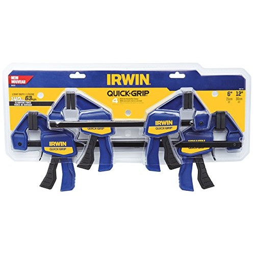 IRWIN QUICK-GRIP Bar Clamp, One-Handed, Mini, 6-Inch 2, 12-Inch ...