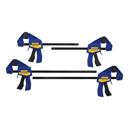 IRWIN QUICK-GRIP Bar Clamp, One-Handed, Mini, 6-Inch 2, 12-Inch ...