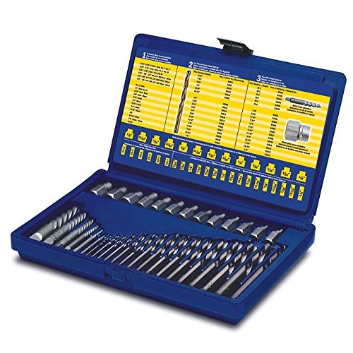 IRWIN Screw Extractor/ Drill Bit Set, 35-Piece 11135ZR