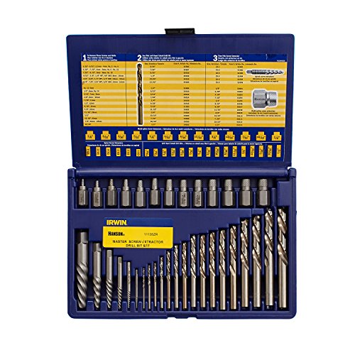 IRWIN Screw Extractor/ Drill Bit Set, 35-Piece 11135ZR