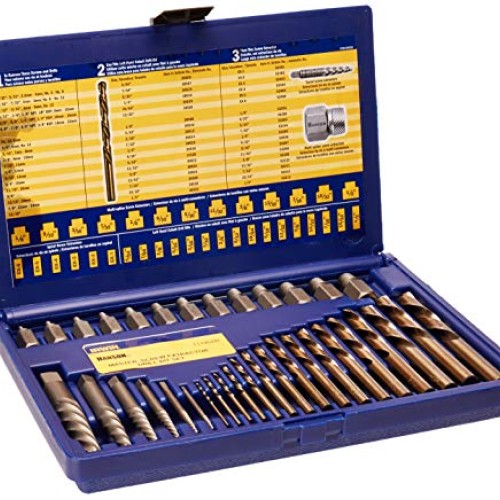 IRWIN Screw Extractor/ Drill Bit Set, 35-Piece 11135ZR