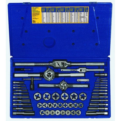 IRWIN Tap And Die Set, Fractional, 53-Piece 24640