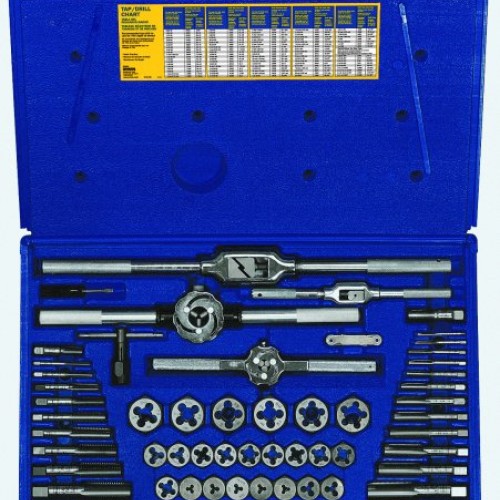 IRWIN Tap And Die Set, Fractional, 53-Piece 24640