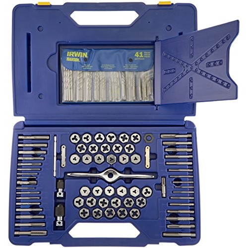 IRWIN Tools 1813817 Performance Threading System Deluxe Tap, Die a...