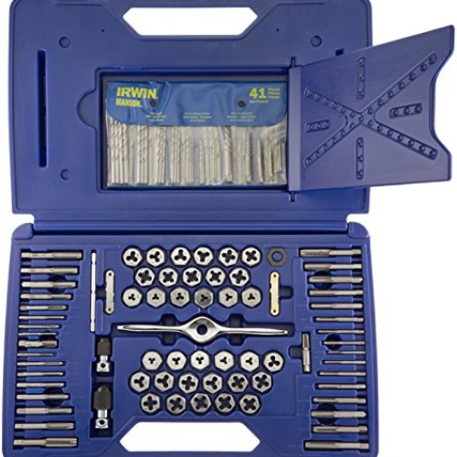 IRWIN Tools 1813817 Performance Threading System Deluxe Tap, Die a...