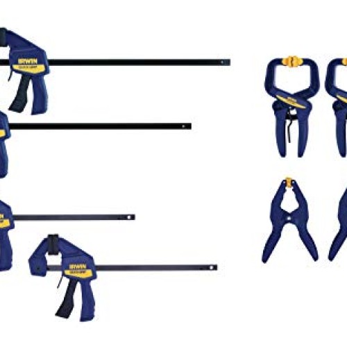 Irwin Tools IRHT83220 QUICK-GRIP Clamp Set, 8 Piece New Model