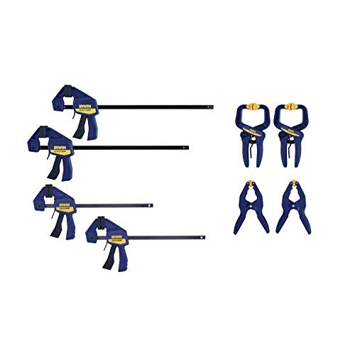 Irwin Tools IRHT83220 QUICK-GRIP Clamp Set, 8 Piece New Model