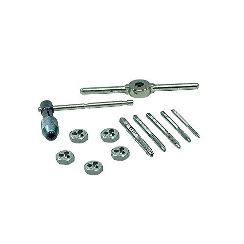 IRWIN Tools Machine Screw with Fractional Tap and Die Set, 12-Piec...