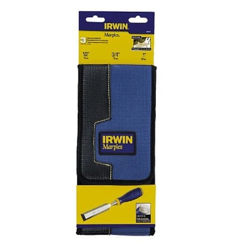 Irwin Tools Marples Construction Chisel Set with Wallet, 3 Piece, ...