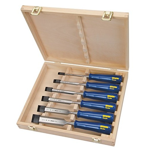 Irwin Tools Marples Woodworking Chisel Set, 6 Piece, M444SB6N