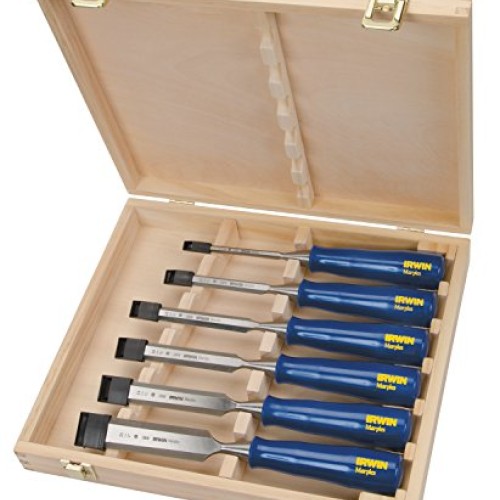 Irwin Tools Marples Woodworking Chisel Set, 6 Piece, M444SB6N