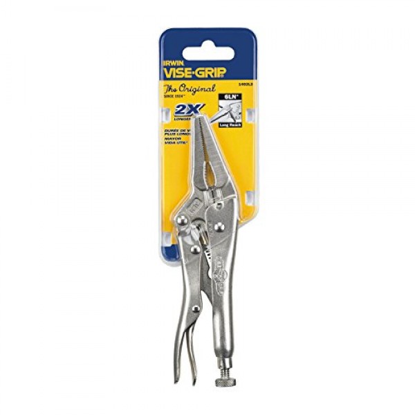 6-Inch Long Nose IRWIN Tools VISE-GRIP Locking Pliers 1402L3 Original 