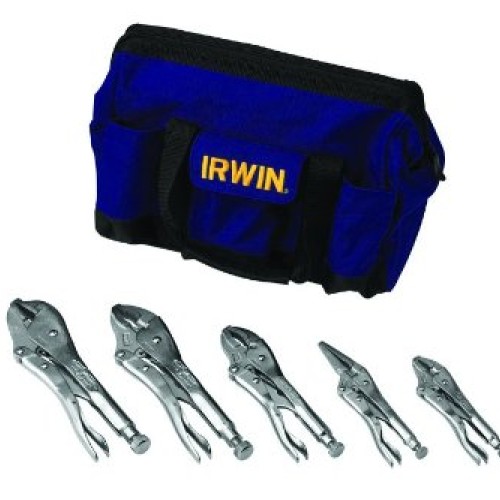 IRWIN Tools VISE-GRIP Original Locking Pliers Kit Bag Set, 5-Piece...