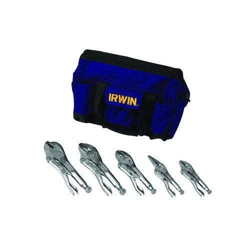 IRWIN Tools VISE-GRIP Original Locking Pliers Kit Bag Set, 5-Piece...