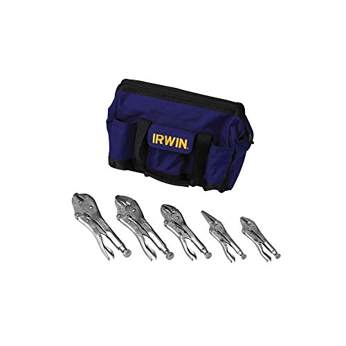 IRWIN Tools VISE-GRIP Original Locking Pliers Kit Bag Set, 5-Piece...