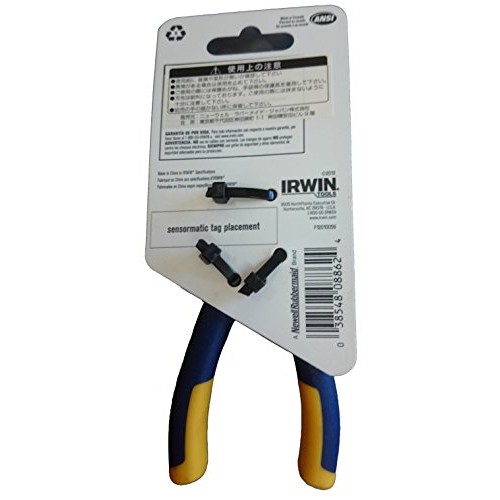IRWIN Tools VISE-GRIP Pliers, Standard Diagonal with Spring, 4 1/2...