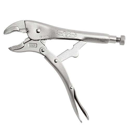 IRWIN VISE-GRIP Original Locking Pliers with Wire Cutter, Curved J...