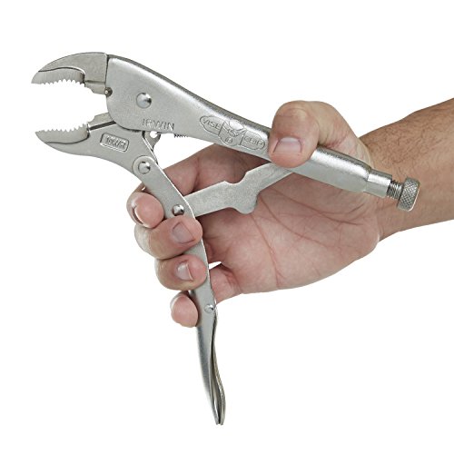 IRWIN VISE-GRIP Original Locking Pliers with Wire Cutter, Curved J...
