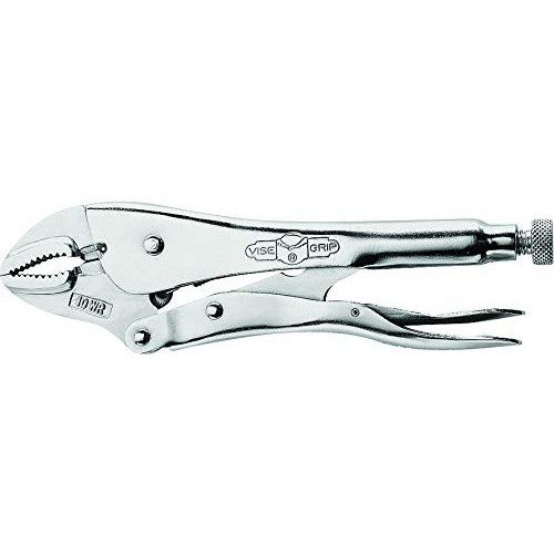 IRWIN VISE-GRIP Original Locking Pliers with Wire Cutter, Curved J...