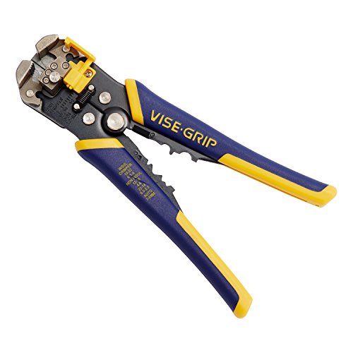 IRWIN VISE-GRIP Wire Stripper, Self-Adjusting, 8-Inch 2078300