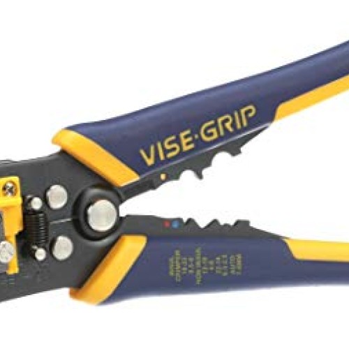 IRWIN VISE-GRIP Wire Stripper, Self-Adjusting, 8-Inch 2078300