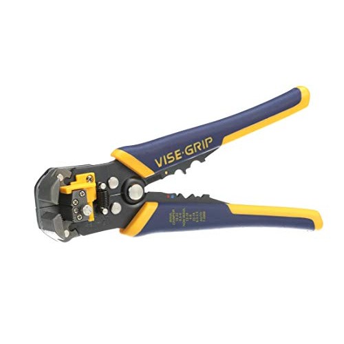 IRWIN VISE-GRIP Wire Stripper, Self-Adjusting, 8-Inch 2078300