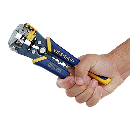 IRWIN VISE-GRIP Wire Stripper, Self-Adjusting, 8-Inch 2078300