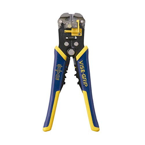 IRWIN VISE-GRIP Wire Stripper, Self-Adjusting, 8-Inch 2078300