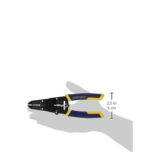 IRWIN VISE-GRIP Wire Stripping Tool / Wire Cutter, 7-Inch 2078317