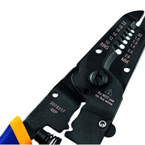 IRWIN VISE-GRIP Wire Stripping Tool / Wire Cutter, 7-Inch 2078317
