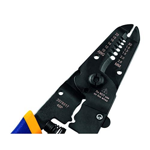 IRWIN VISE-GRIP Wire Stripping Tool / Wire Cutter, 7-Inch 2078317