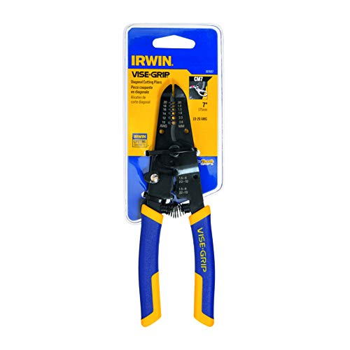 IRWIN VISE-GRIP Wire Stripping Tool / Wire Cutter, 7-Inch 2078317